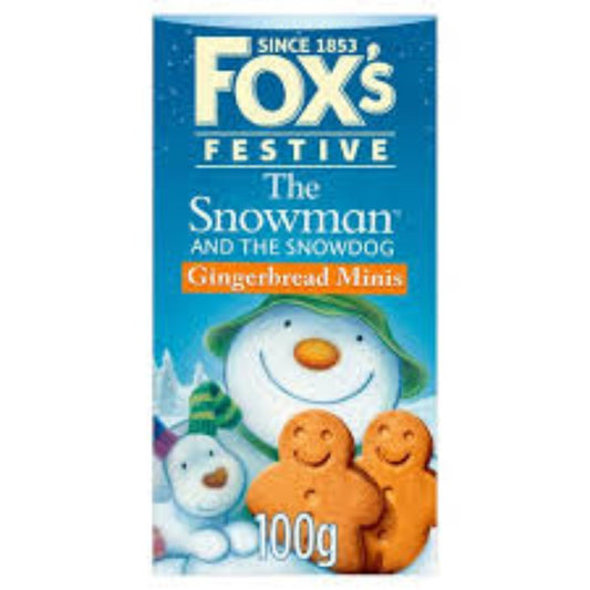 Fox's | The Snowman Gingerbread Men Carton 100g