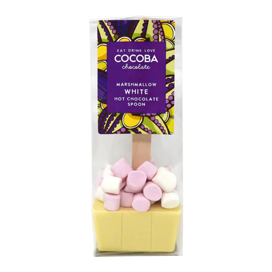 Cocoba | Marshmallow White Chocolate Hot Chocolate Spoon