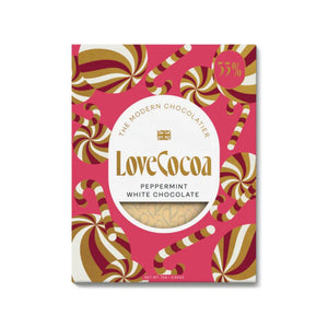 Love Cocoa | Peppermint Bark White Chocolate Bar 75g