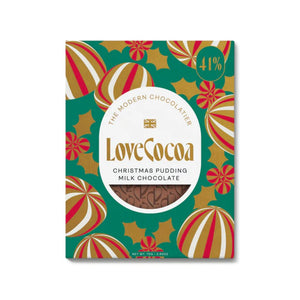 Love Cocoa | Christmas Pudding Milk Chocolate Bar 75g