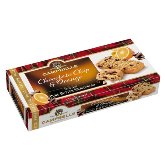 Campbells | Chocolate Chip & Orange Shortbread 125g