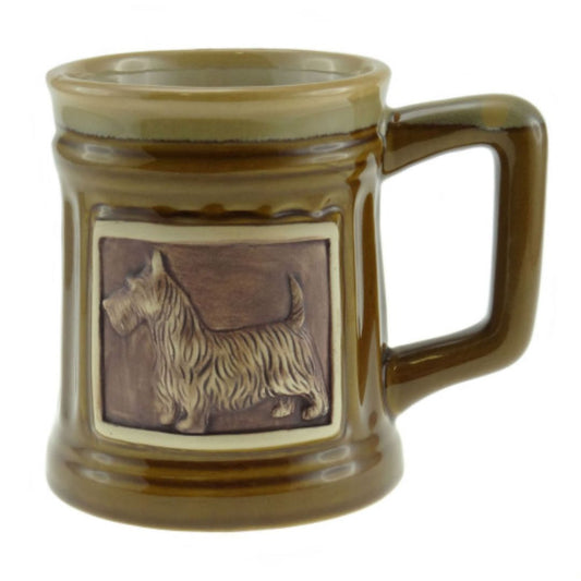 Stoneware Mug - Scottie Dog Brown