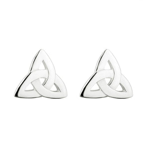 Solvar | Sterling Silver Trinity Knot Stud Earrings