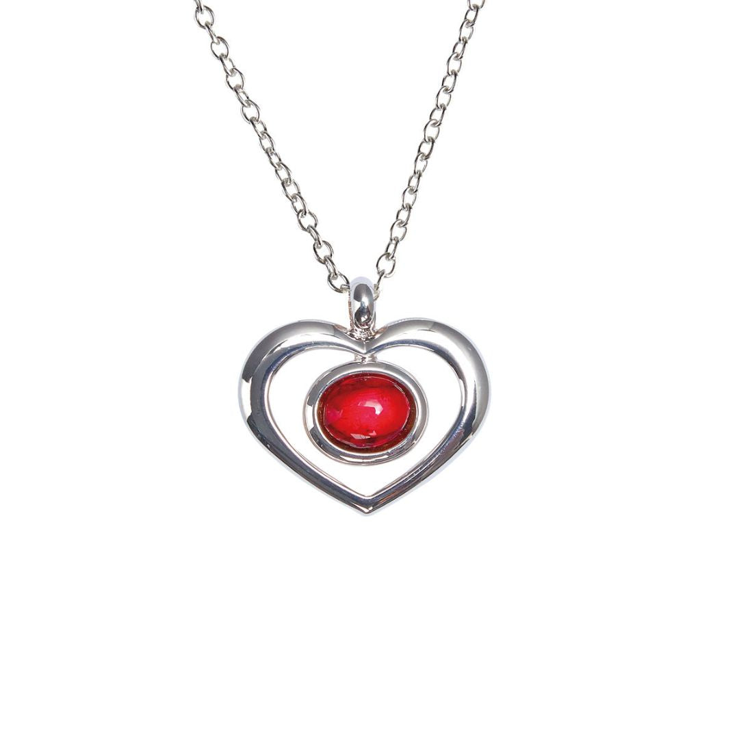 Heathergems | Open Heart Pendant