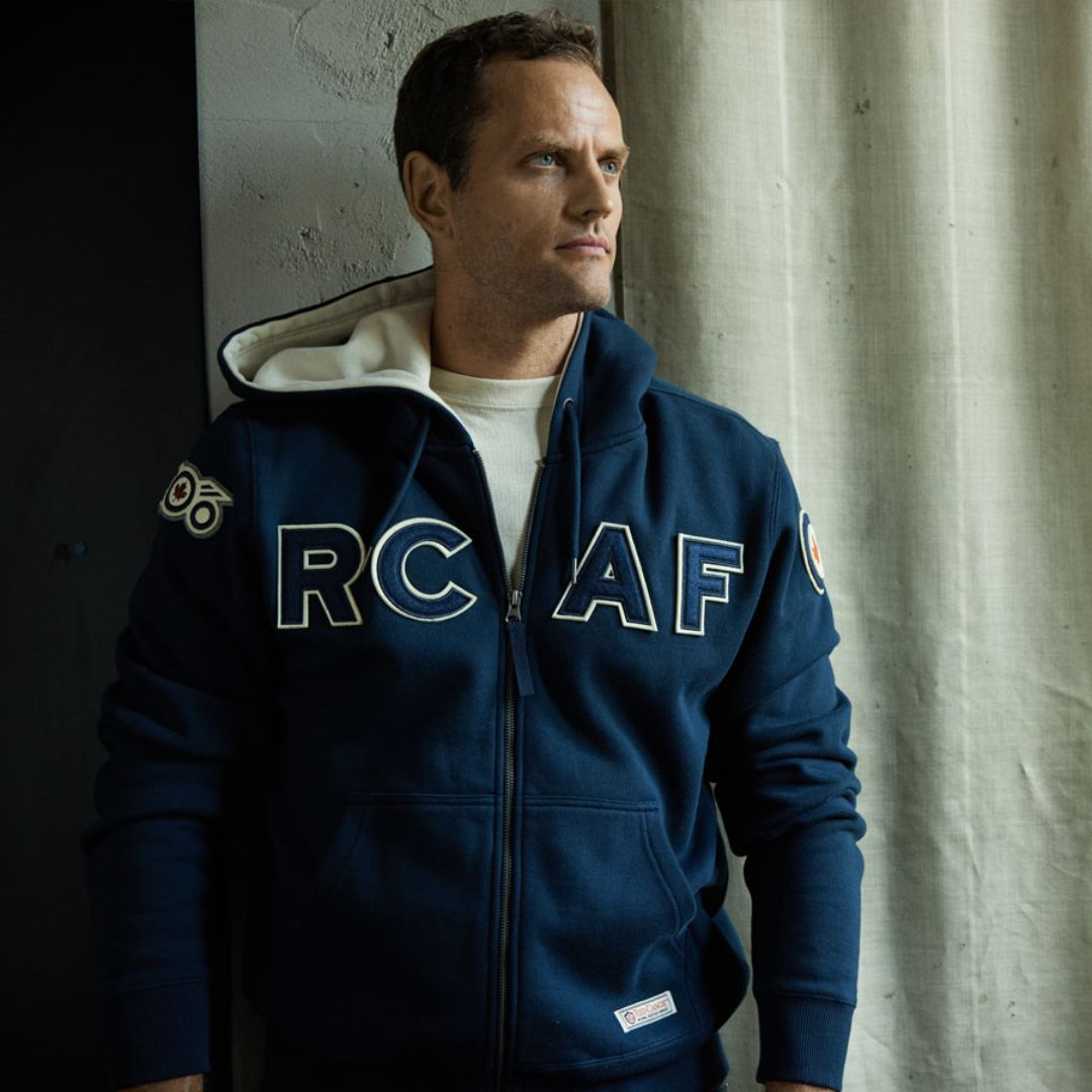 RCAF 100 Full-Zip Hoodie - Navy