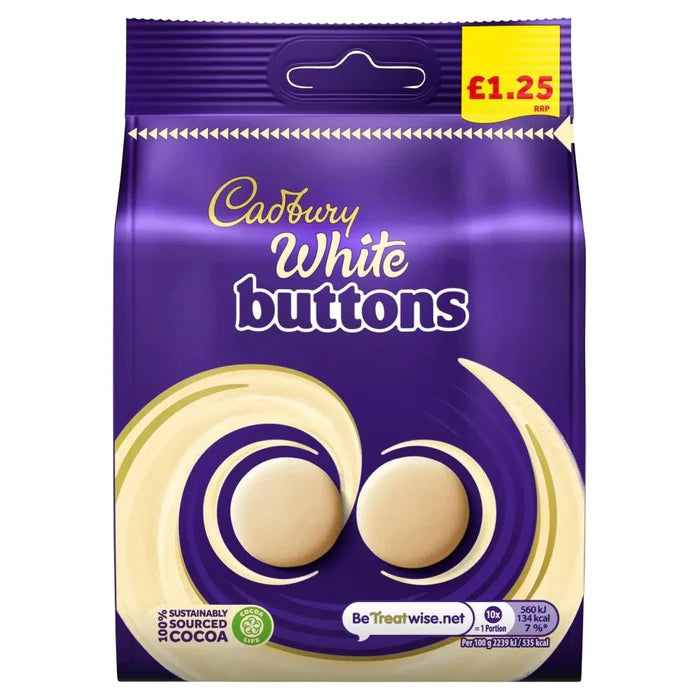 Cadbury | Dairy Milk White Buttons 95g