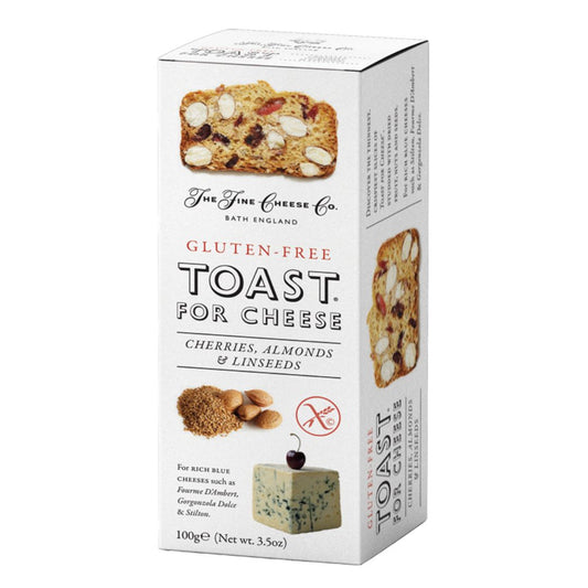 Fine Cheese Co. | Cherries, Almonds & Linseeds Gluten-free Toast for Cheese 100g