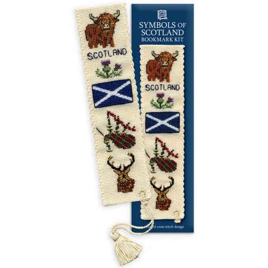 Cross Stitch Bookmark Kit - Symbols of Scotland