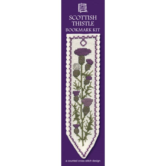 Cross Stitch Bookmark Kit - Scottish Thistle