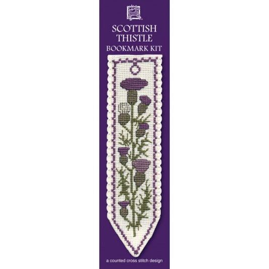 Cross Stitch Bookmark Kit - Scottish Thistle