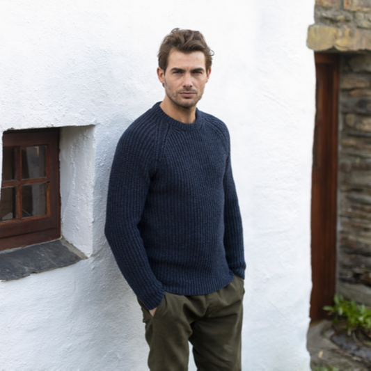 Fisherman Out of Ireland | Ribbed Crewneck Sweater