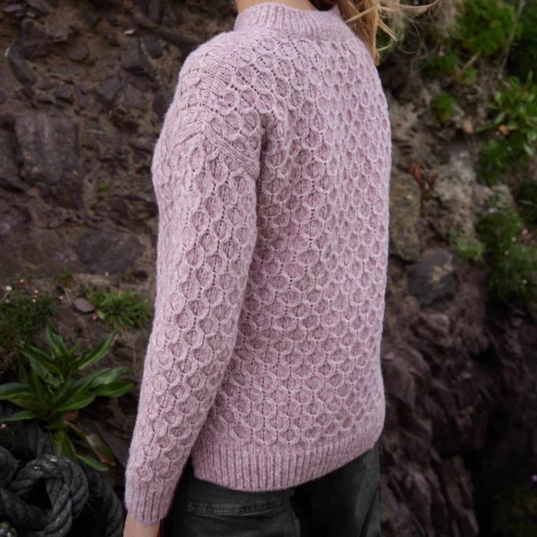 Fisherman Out of Ireland | Honeycomb Stitch Sweater