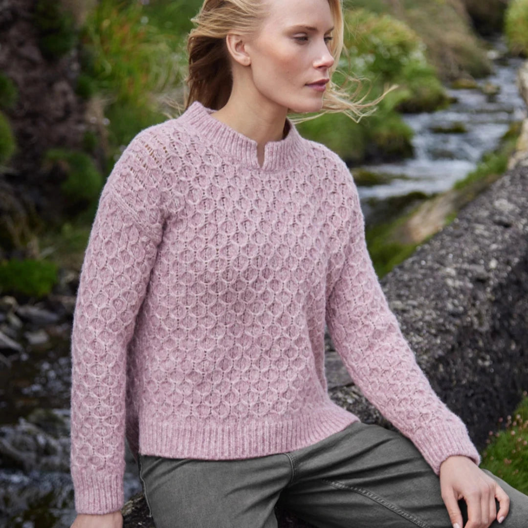 Fisherman Out of Ireland | Honeycomb Stitch Sweater