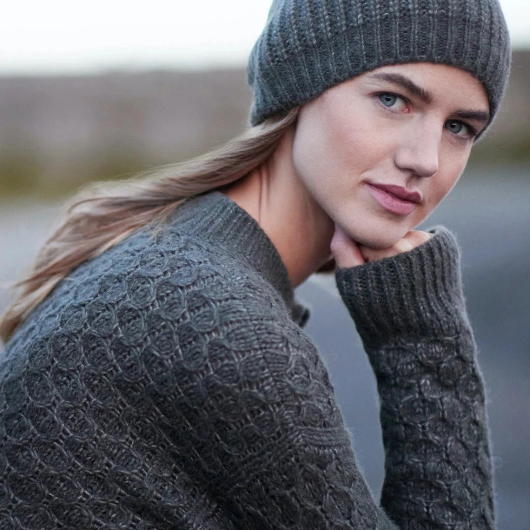 Fisherman Out of Ireland | Honeycomb Stitch Sweater