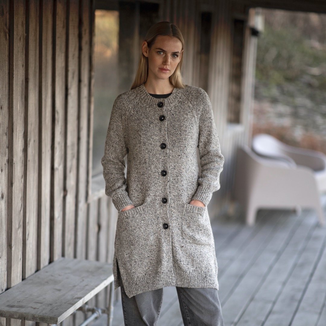 Fisherman Out of Ireland | Merino Button Cardigan