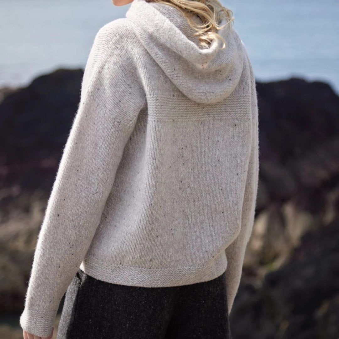 Fisherman Out of Ireland | Cropped Wool Hoodie