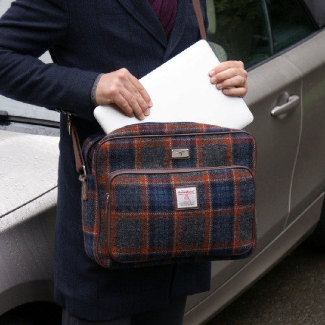 Harris Tweed | Bowmont Messenger Bag