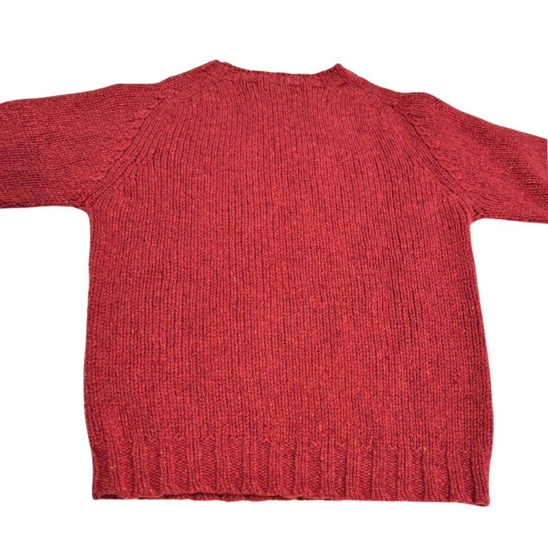 Harley of Scotland | Aran Knit Pure New Wool Sweater