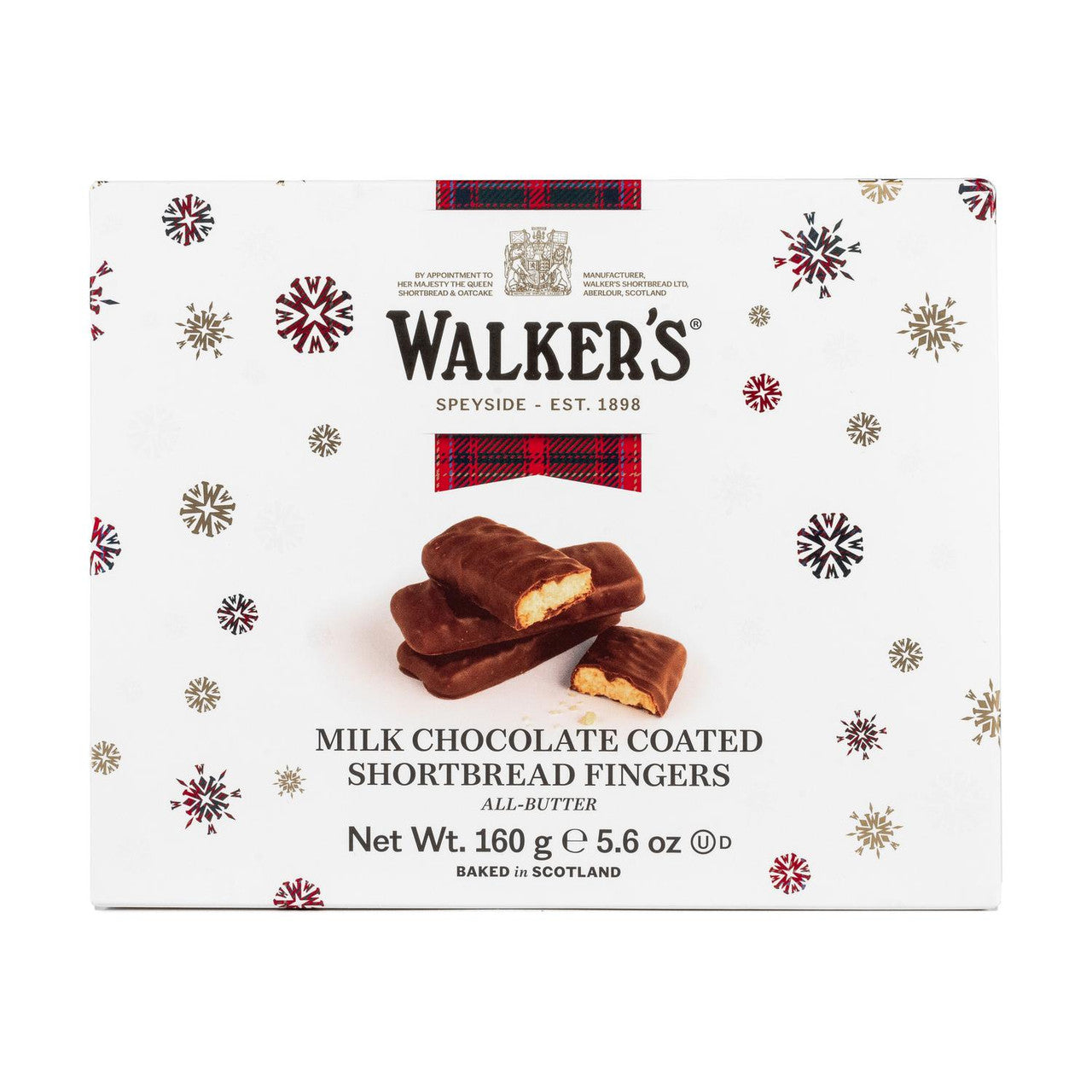 Walker's | Milk Chocolate coated Shortbread Fingers 160g