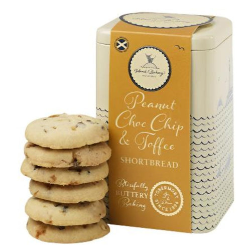 Island Bakery | Peanut, Chocolate Chip & Toffee Shortbread Tin 215g