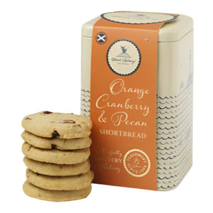 Island Bakery | Orange, Cranberry & Pecan Shortbread Tin 215g