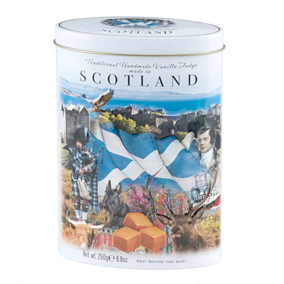 Gardiners of Scotland | Scotland Vanilla Fudge Tin 250g