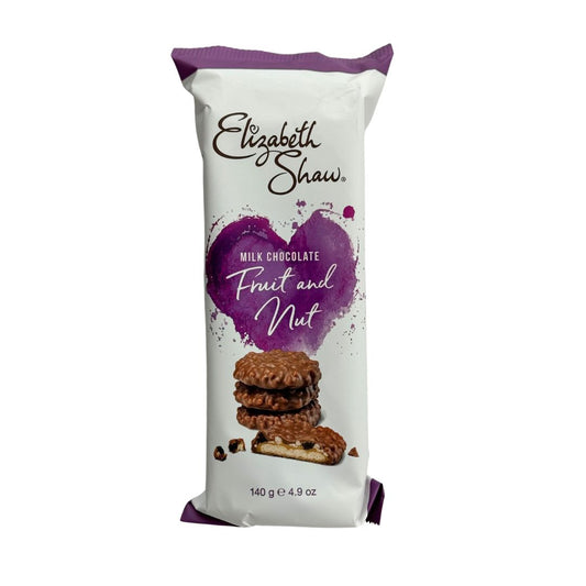 Elizabeth Shaw | Milk Chocolate, Fruit & Nut Biscuits 140g