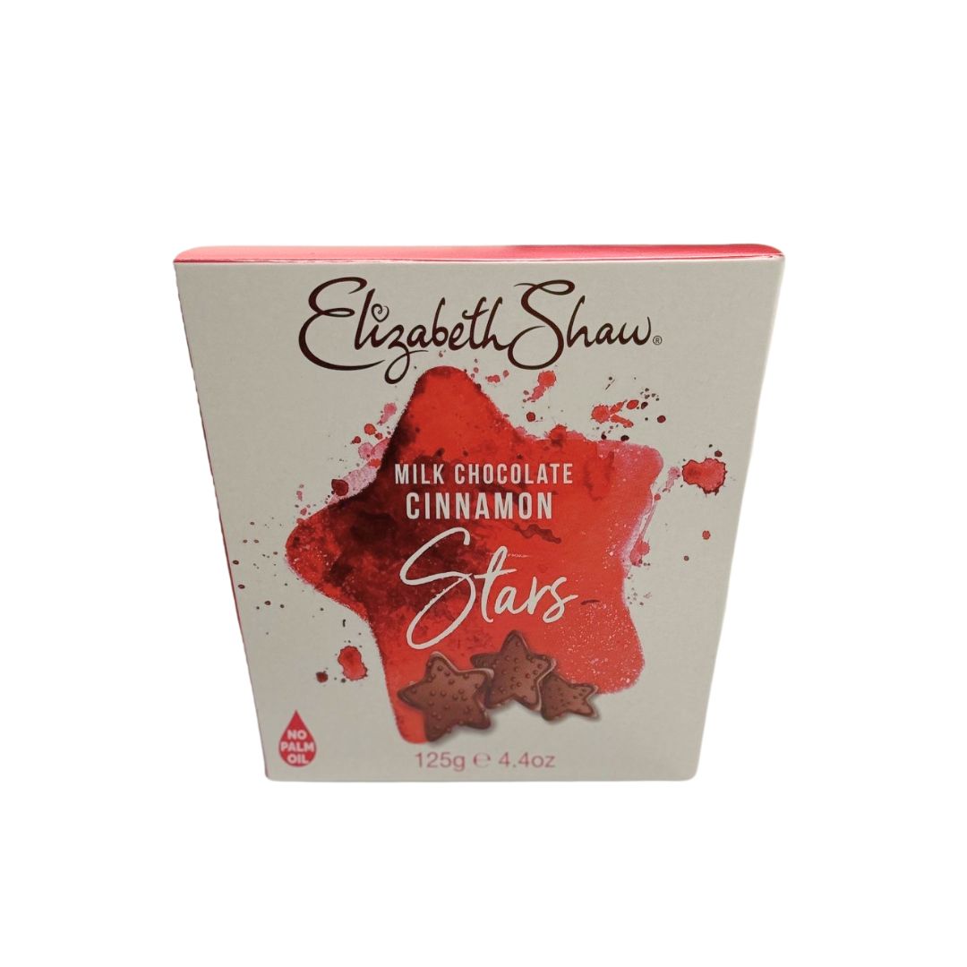 Elizabeth Shaw | Milk Chocolate Cinnamon Stars 125g