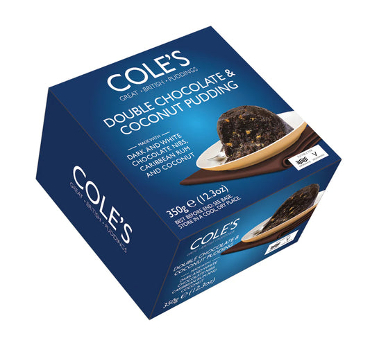 Cole's | Double Chocolate & Coconut Pudding 350g