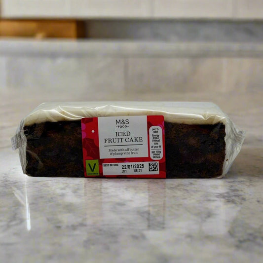 M&S | Iced Fruit Cake Bar 400g