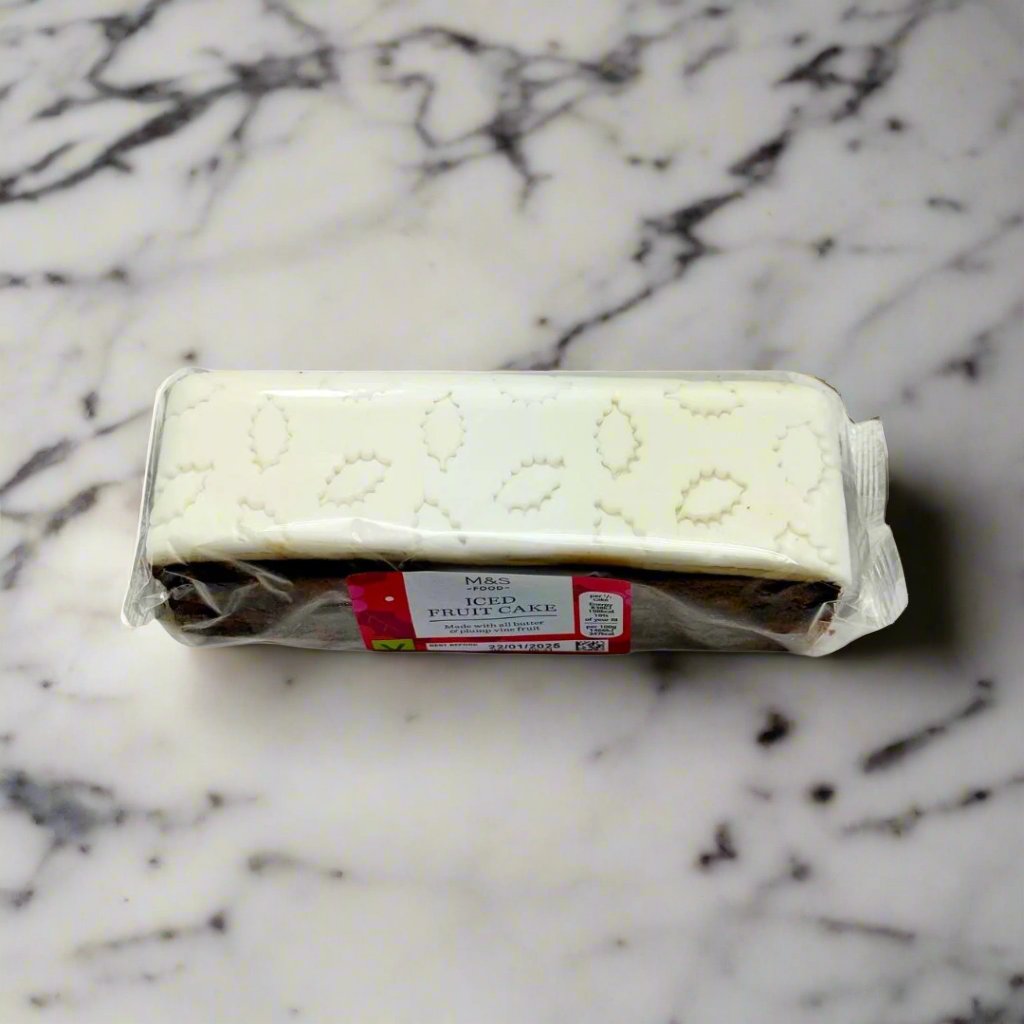 M&S | Iced Fruit Cake Bar 400g