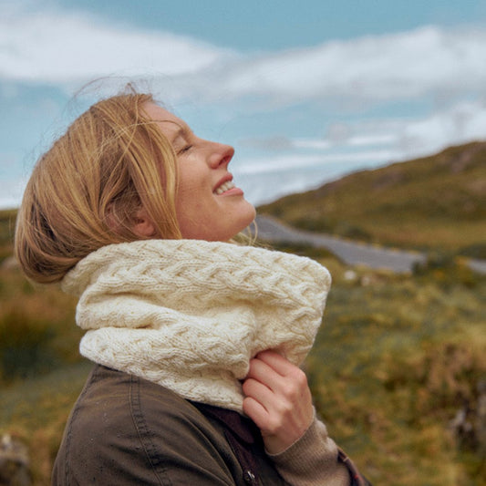 Aran Woollen Mills | Cable Knit Infinity Scarves - 8 colours