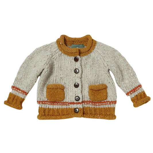 Aran Woollen Mills | Baby Roll neck Cardigan