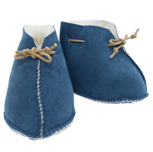 Yoko | Velour Baby Booties