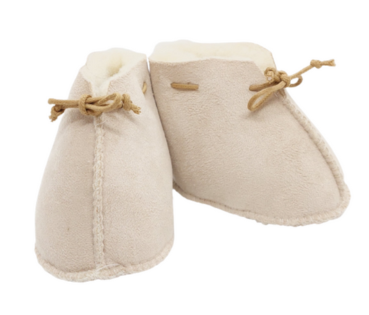 Yoko | Velour Baby Booties