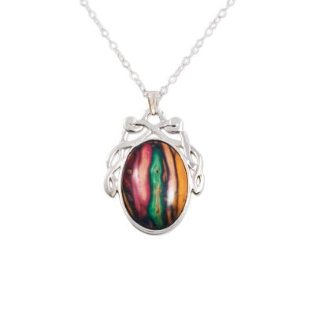 Heathergems | Celtic Oval Pendant