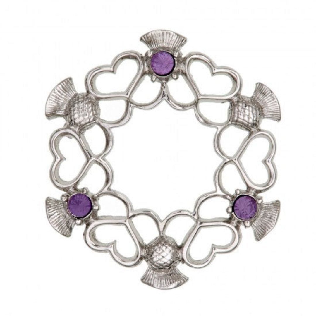 Art Pewter | Alliance Thislte Brooch