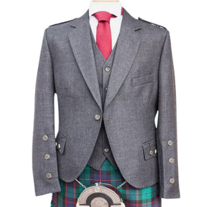 Crail Kilt Jacket & Vest | Graphite Grey