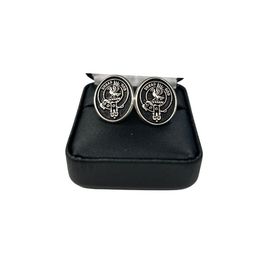 Clan Crest Silver Cufflinks