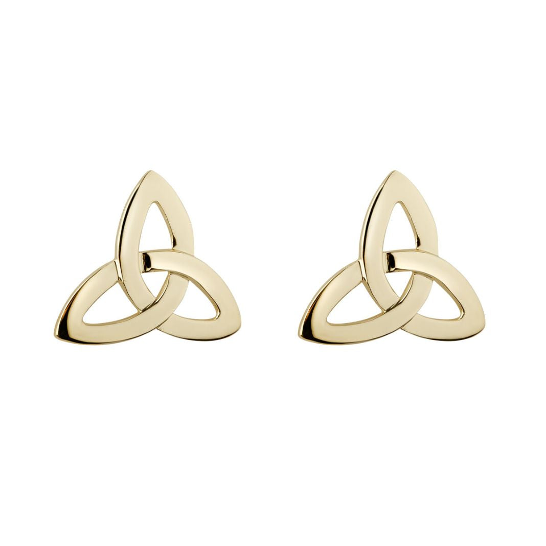 Solvar | 10K Gold Trinity Knot Earrings