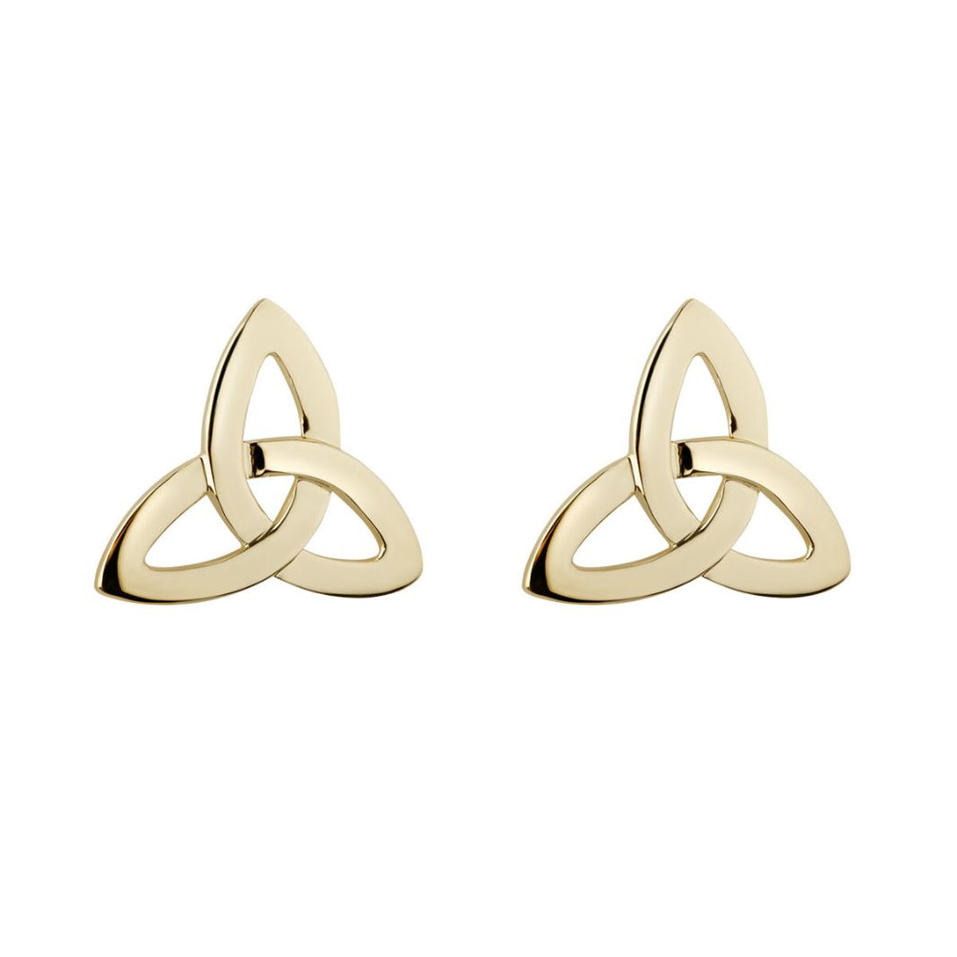 Solvar | 10K Gold Trinity Knot Earrngs