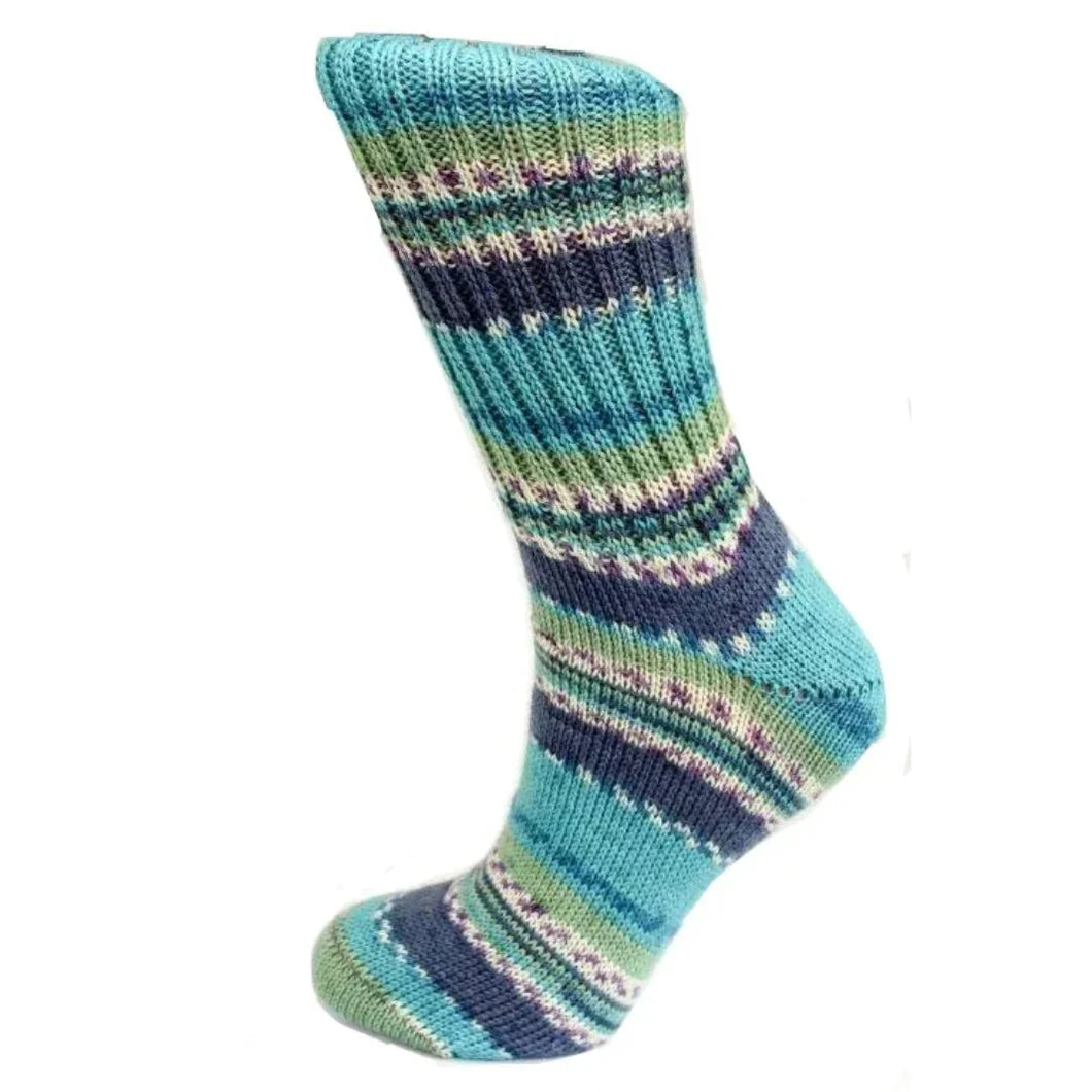 Grange Craft | Fair Isle Blue Purple and Green