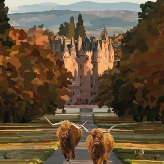 Periodic Society | Glamis Castle | Greeting Card