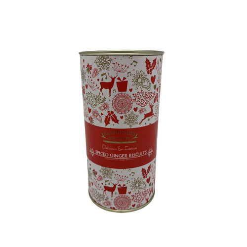 Farmhouse | Spiced Ginger Biscuits in Festive Tube 100g