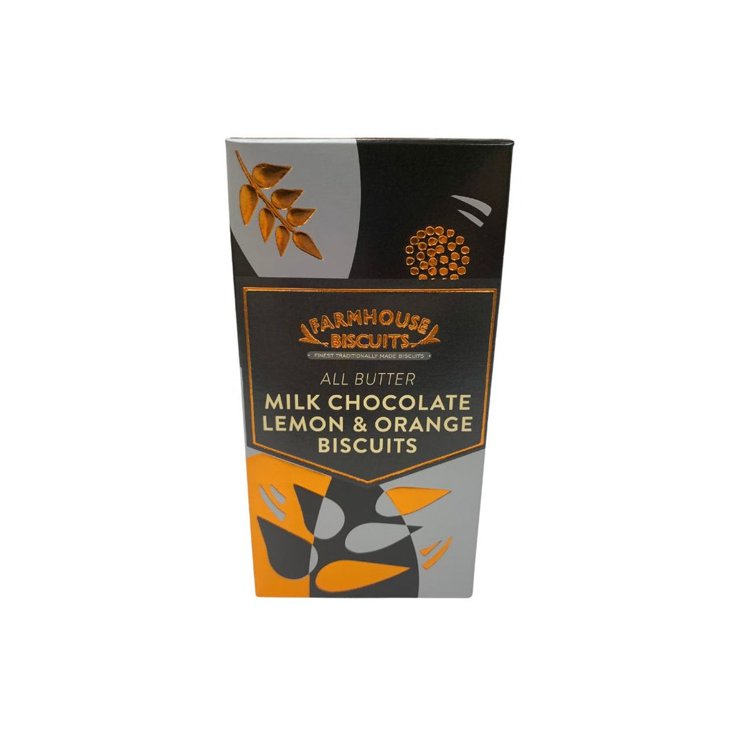 Farmhouse | Milk Chocolate with Lemon and Orange Biscuits 150g