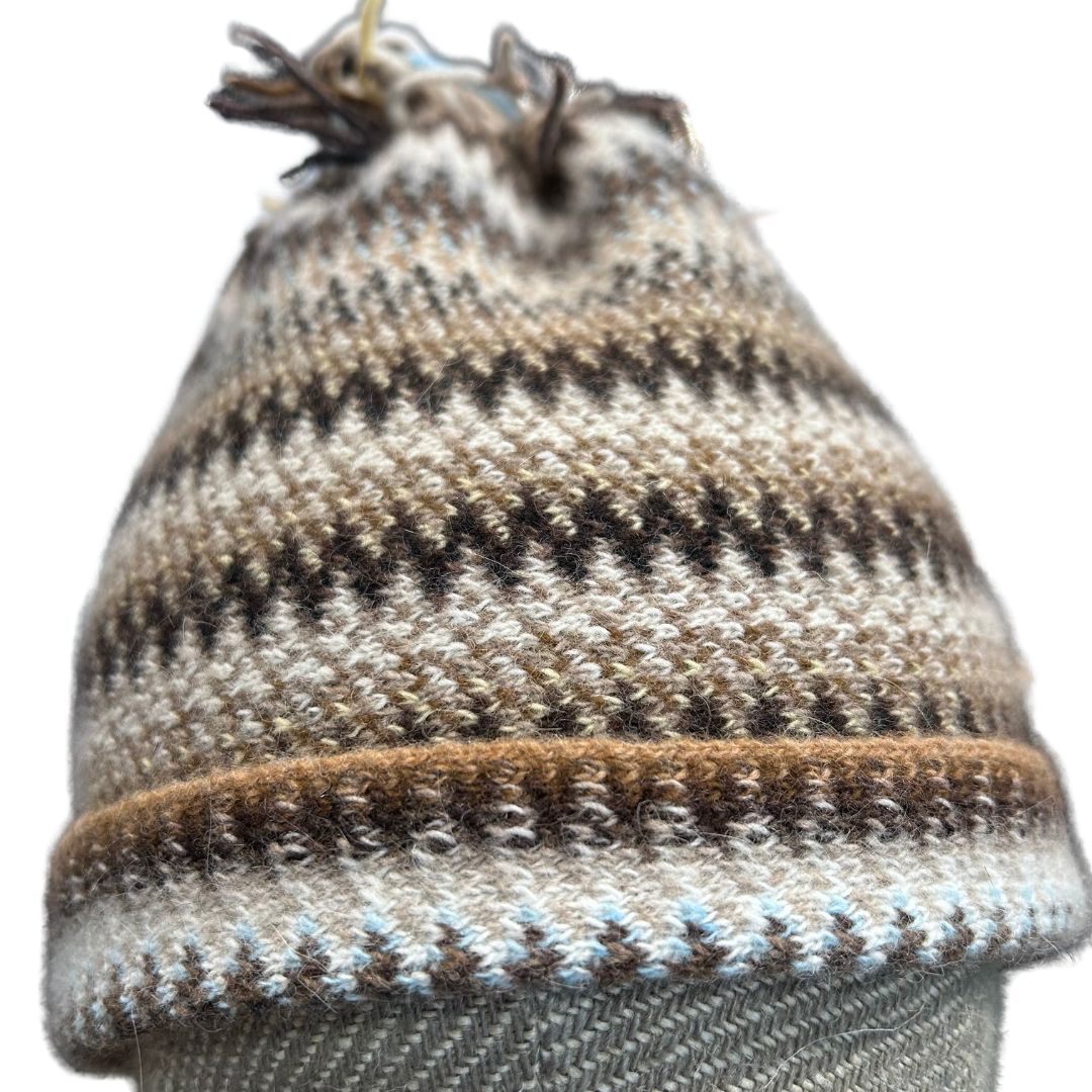 Lochcarron | Zig Zag Hat - Coffee