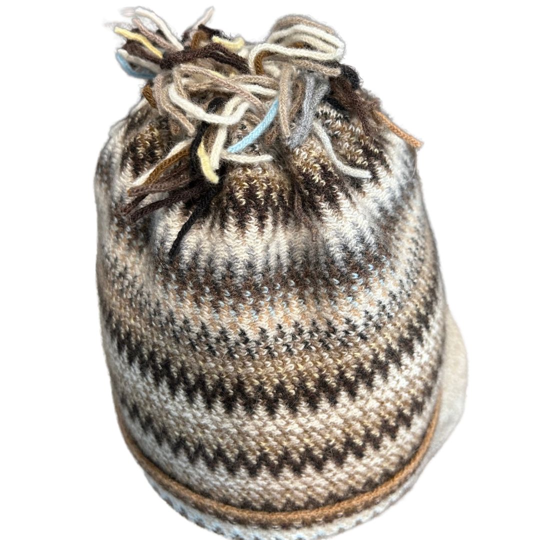 Lochcarron | Zig Zag Hat - Coffee