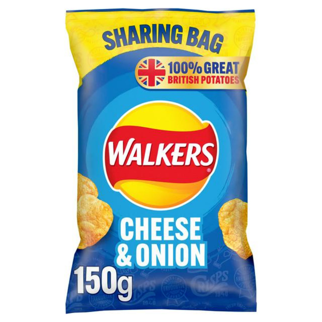 Walkers | Cheese & Onion Share Bag 150g