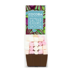 Cocoba | Marshmallow Salted Caramel Hot Chocolate Spoon 50g