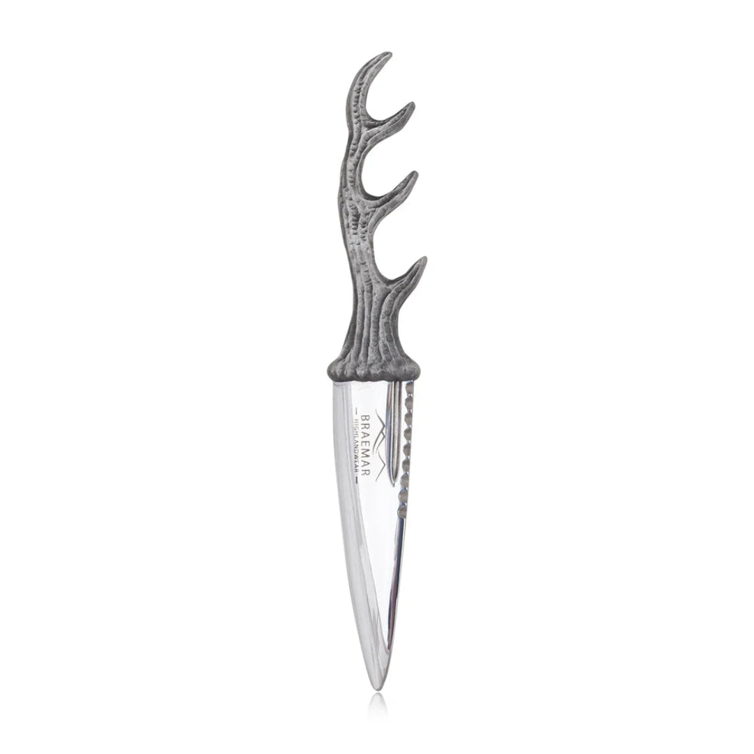 Sgian Dubh | Antler Matte Pewter
